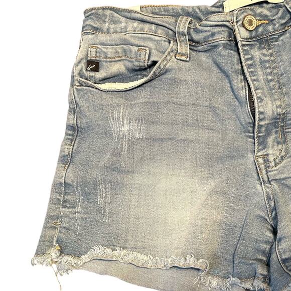 KanCan Shorts Women's Jean Denim Shorts Cut Off Distressed Mid Rise Size 28 - Picture 5 of 10